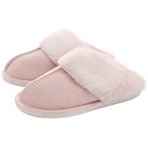 New Men Women Cotton Slippers Plush Fleece Fluffy