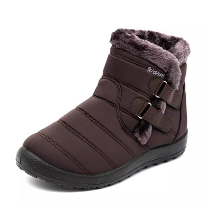 The Latest Waterproof PU Material Warm Cotton Shoes And Anti-Skiing Boots
