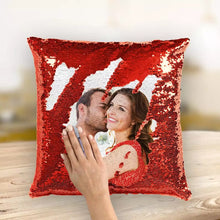 Load image into Gallery viewer, Custom Magic Sequins Decorative Throw Pillows
