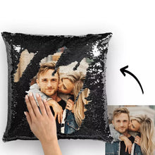 Load image into Gallery viewer, Custom Magic Sequins Decorative Throw Pillows
