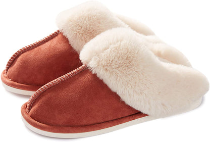 New Men Women Cotton Slippers Plush Fleece Fluffy