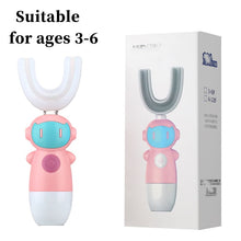 Load image into Gallery viewer, Intelligent Electric Toothbrush Automatic Ultrasonic 360 Nano Silicone U Shaped Battery Power
