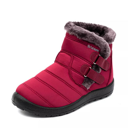 The Latest Waterproof PU Material Warm Cotton Shoes And Anti-Skiing Boots