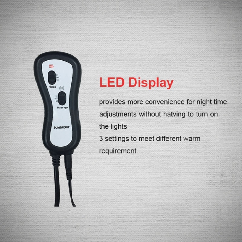 US Plug Electric Heated Foot Warmer Washable