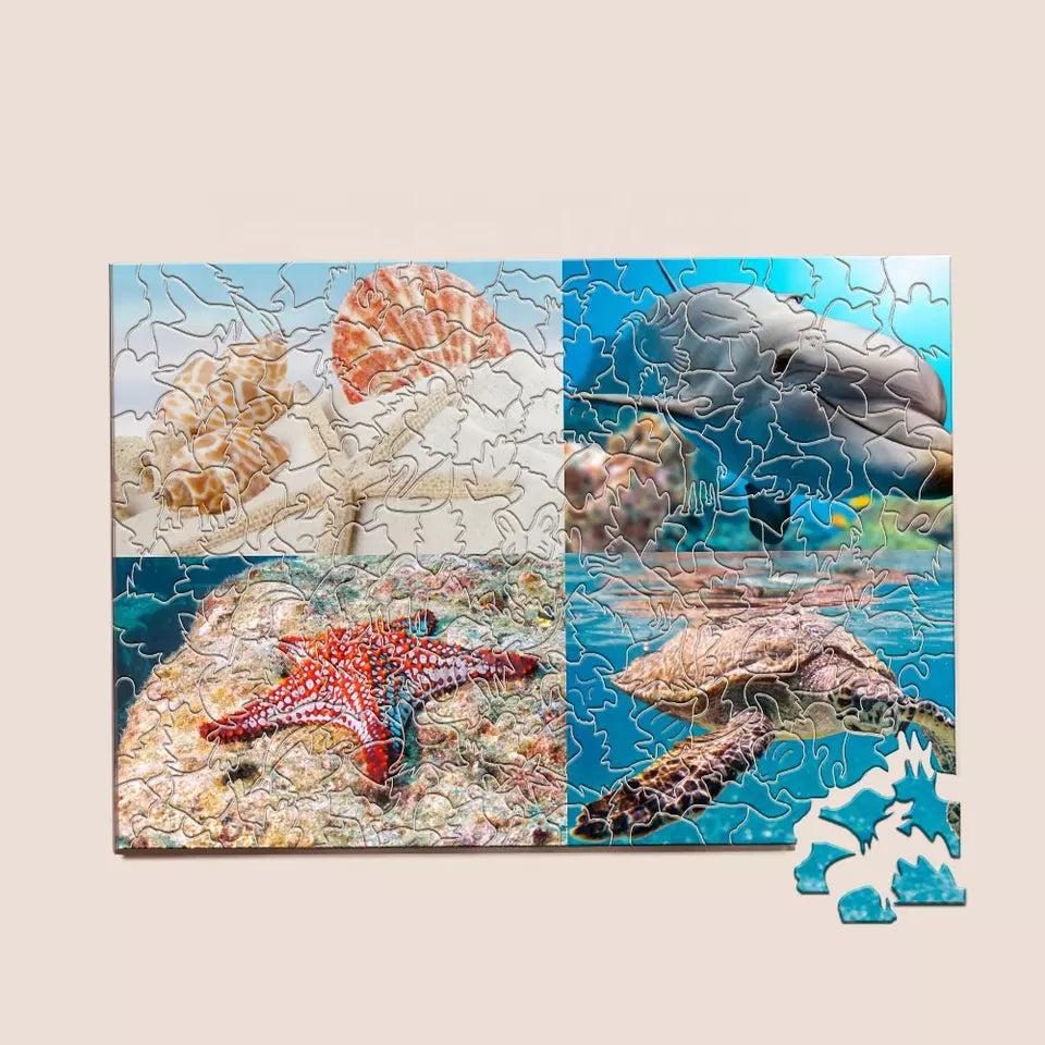 Customised Animal Jigsaw Puzzle Modern Novel Design Custom Print Puzzle