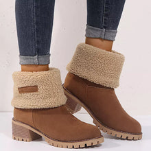Load image into Gallery viewer, Hot Style Medium Tube Thick Heel Suede Women&#39;s Boots
