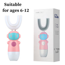 Load image into Gallery viewer, Intelligent Electric Toothbrush Automatic Ultrasonic 360 Nano Silicone U Shaped Battery Power
