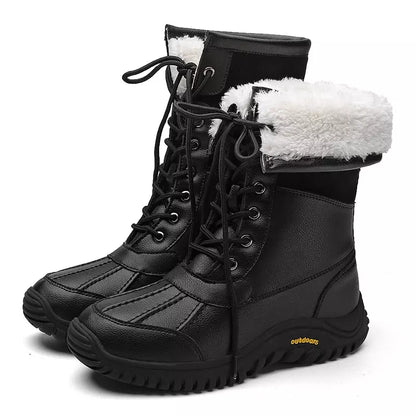 Winter Martin Snow Boots Waterproof And Anti-Skid High Barrel Cotton Shoes