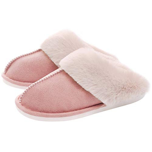 New Men Women Cotton Slippers Plush Fleece Fluffy