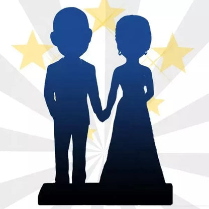 Fully Customizable 2 Persons Bobblehead Figure Sculpting Clay