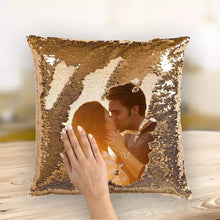 Load image into Gallery viewer, Custom Magic Sequins Decorative Throw Pillows
