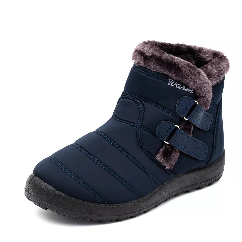 The Latest Waterproof PU Material Warm Cotton Shoes And Anti-Skiing Boots