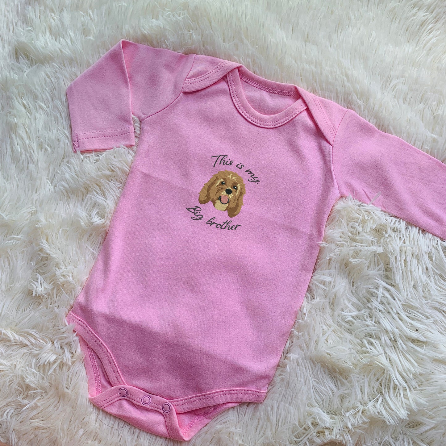 Personalized Embroidered Pet Dog Cat Baby Onesie