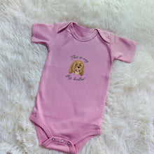 Load image into Gallery viewer, Personalized Embroidered Pet Dog Cat Baby Onesie
