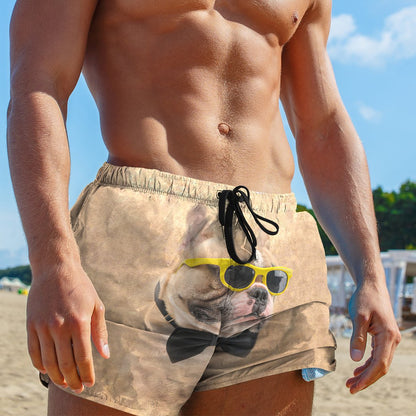 Bulldog 3D Beach Shorts Sunglasses