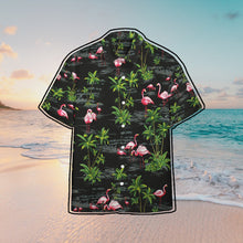 Load image into Gallery viewer, Pink Flamingo Island Button Shirt

