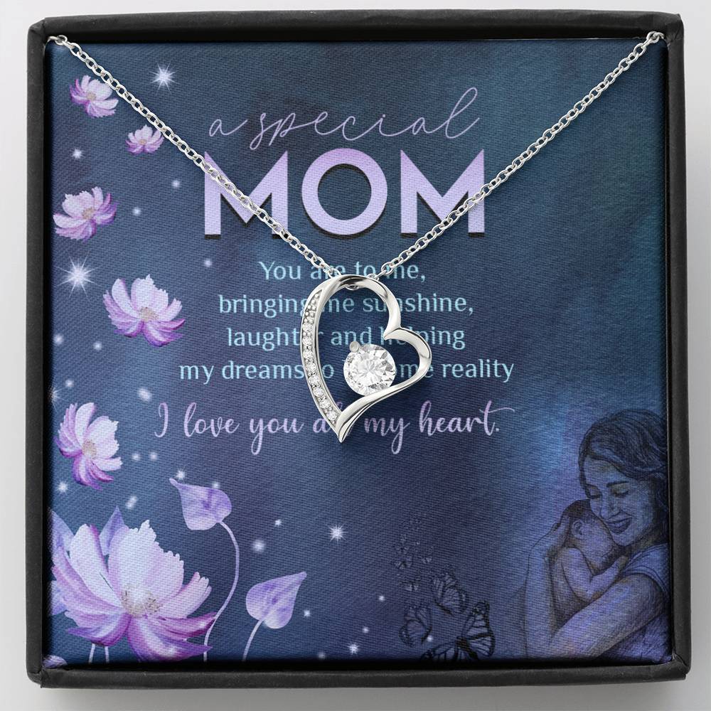 To My Mom Forever Love Necklace