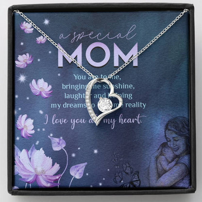 To My Mom Forever Love Necklace