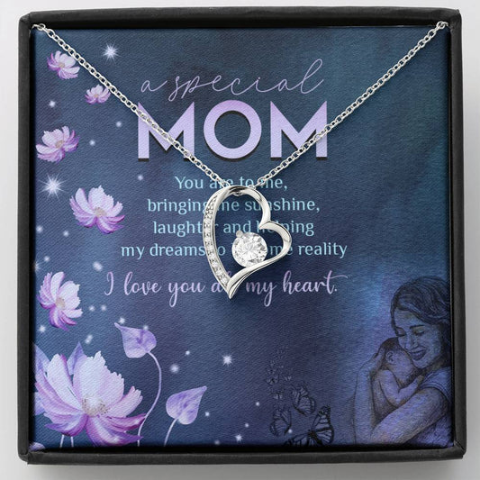 To My Mom Forever Love Necklace