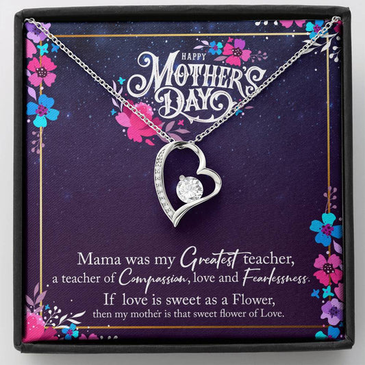 To My Mom Forever Love Necklace
