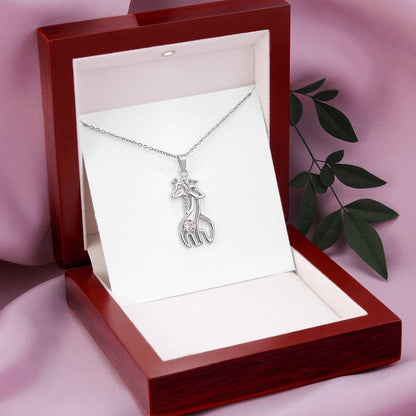 To My Mom You Are The Person Giraffe Necklace