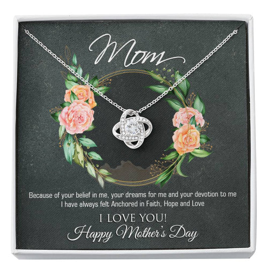 Happy Mother's Day Love Knot Necklace