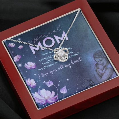 A Special Mom Love Knot Necklace