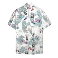 Load image into Gallery viewer, French Bulldog On Skateboard Hawaii Button Shirt
