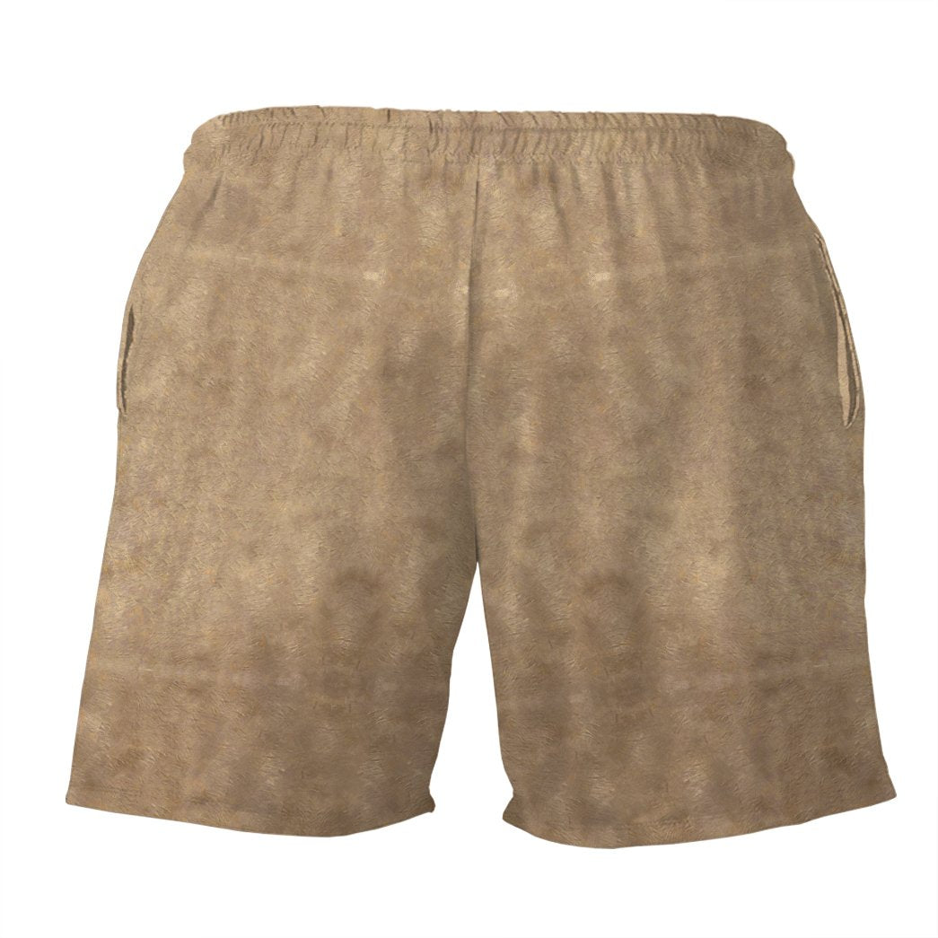 Bulldog 3D Beach Shorts Exhausted