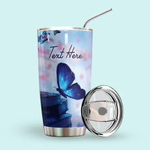 Load image into Gallery viewer, Butterfly Personalized Tumbler Fly
