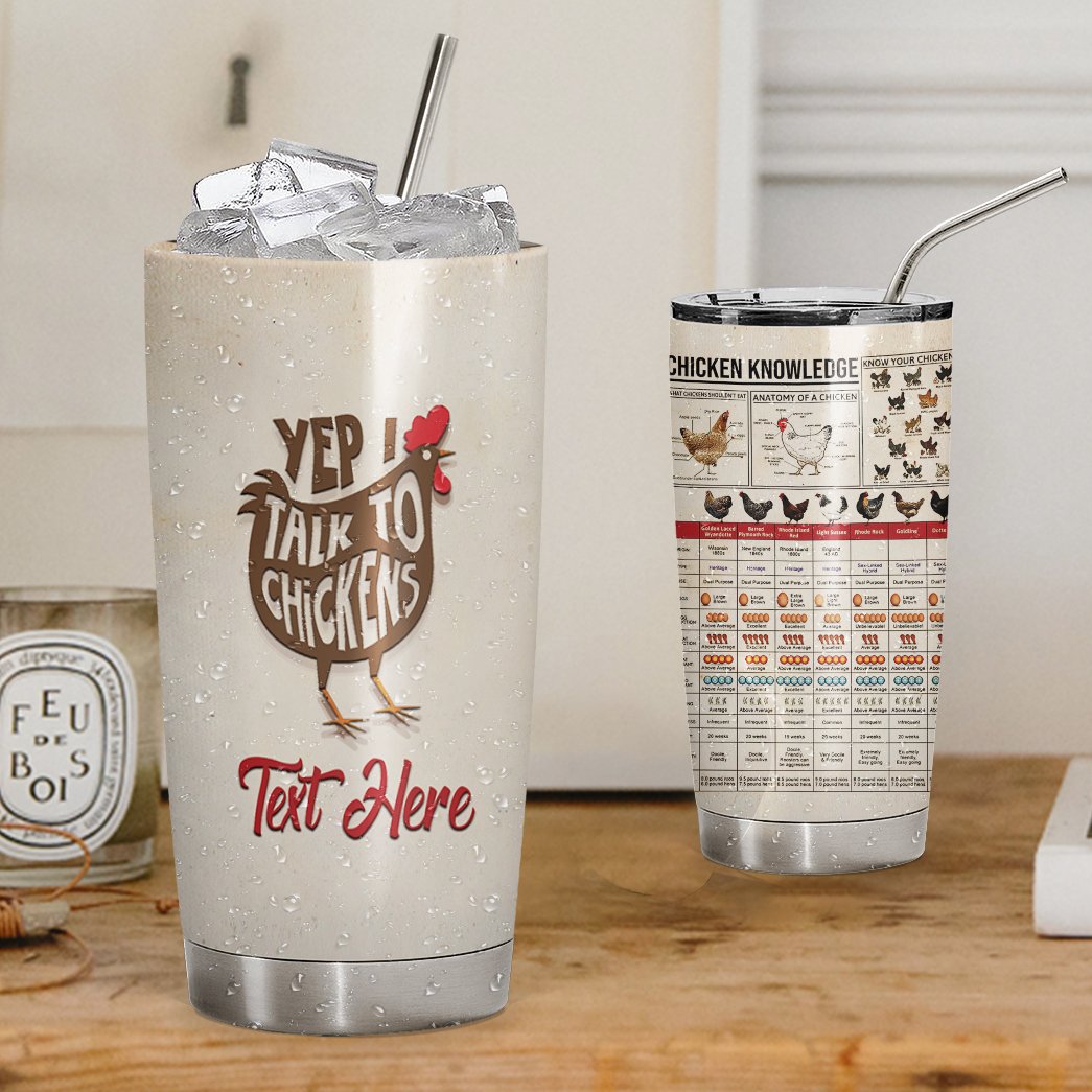 Chicken Personalized Tumbler Knowledge