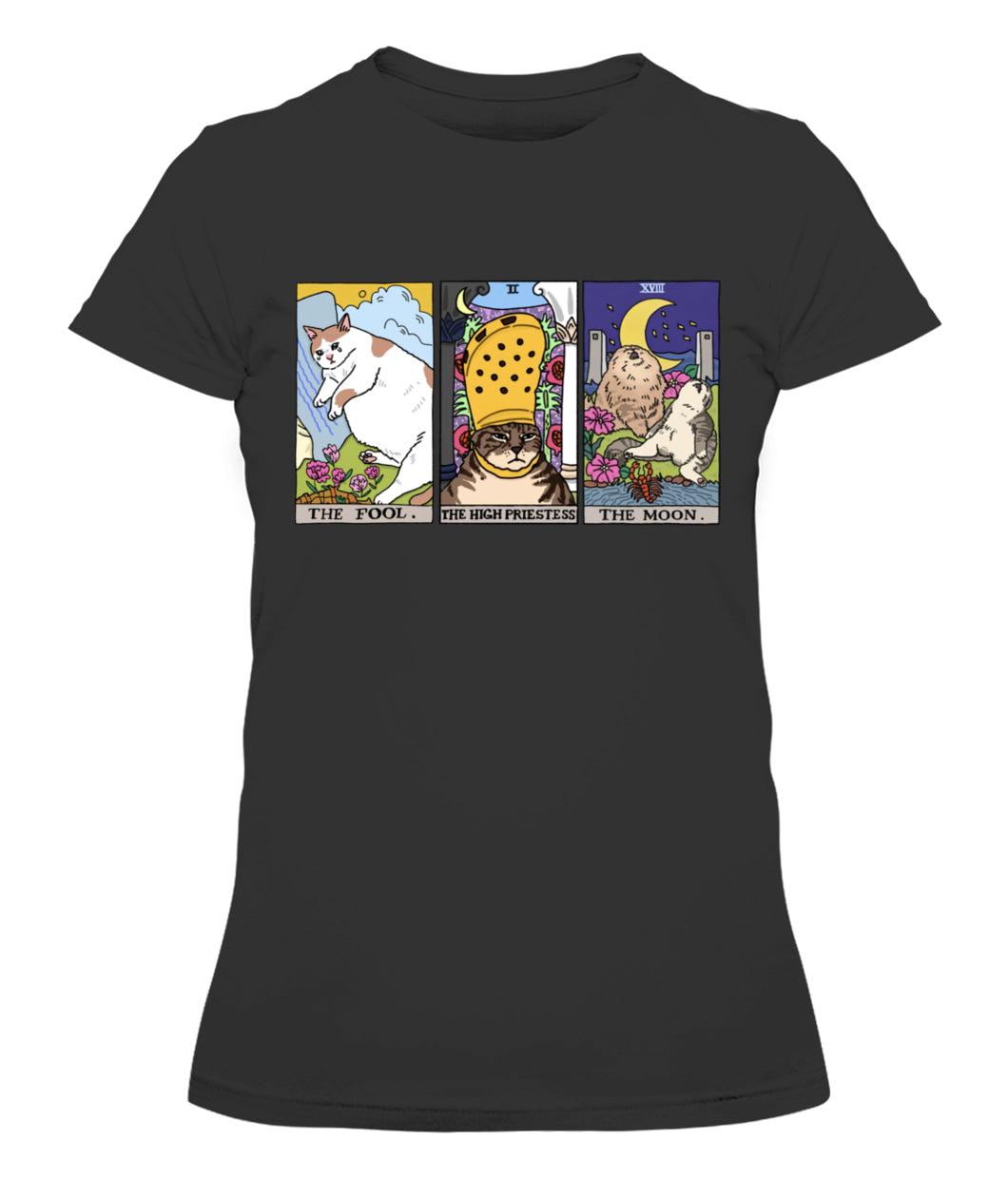 Cats Tarot Custom Women's Tee & Unisex Tee