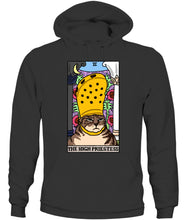 Load image into Gallery viewer, The High Priestess Crocs Cat Meme Tarot Women&#39;s Tee &amp; Unisex Tee
