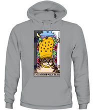 Load image into Gallery viewer, The High Priestess Crocs Cat Meme Tarot Women&#39;s Tee &amp; Unisex Tee
