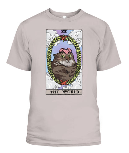 The World Tarot Flower Cat Women's Tee & Unisex Tee