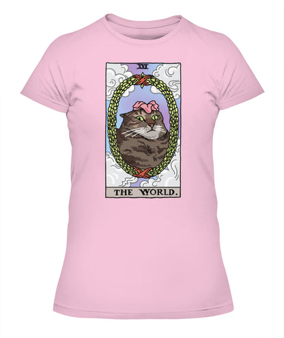 The World Tarot Flower Cat Women's Tee & Unisex Tee