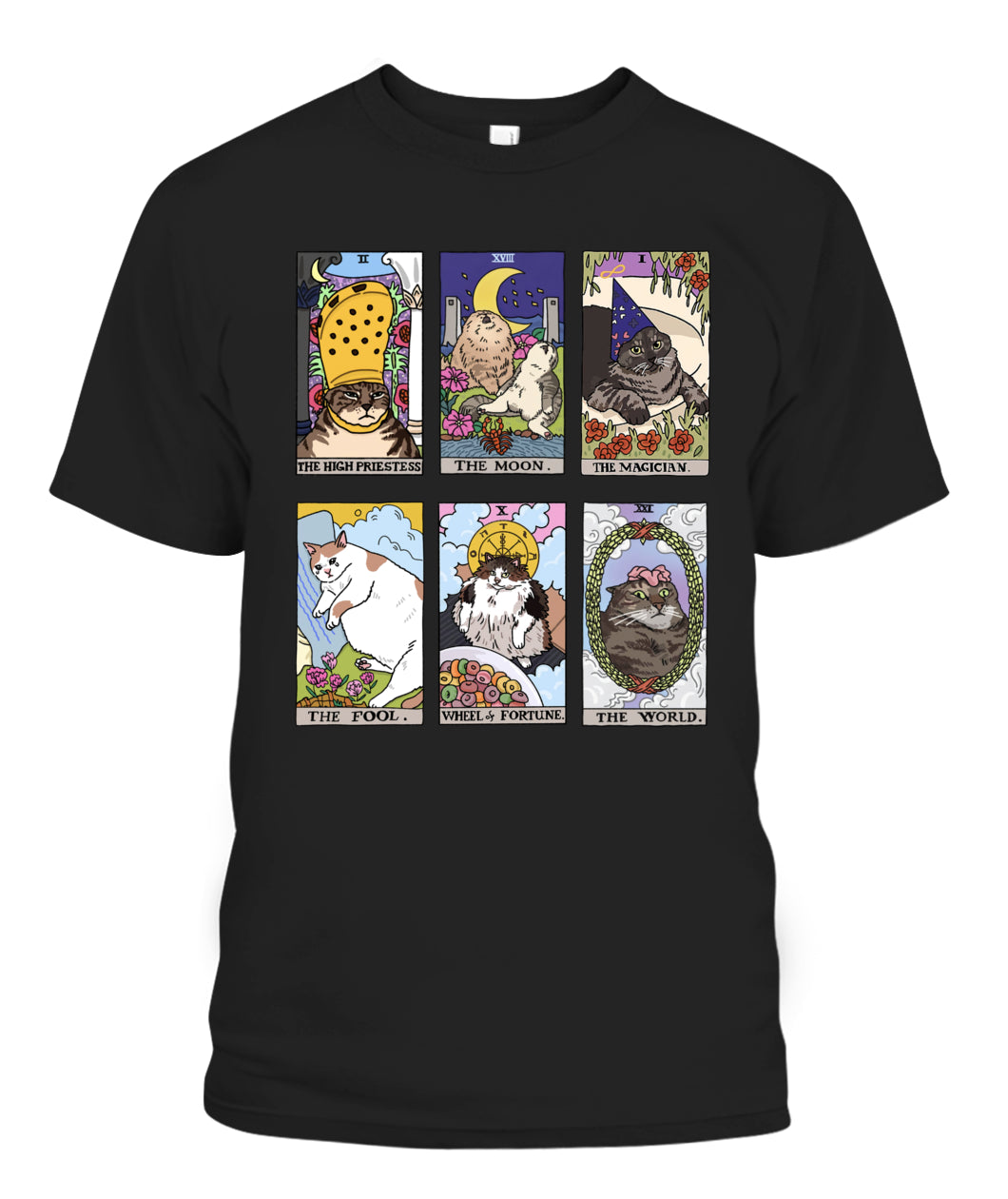 Cats Tarot Custom Women's Tee & Unisex Tee