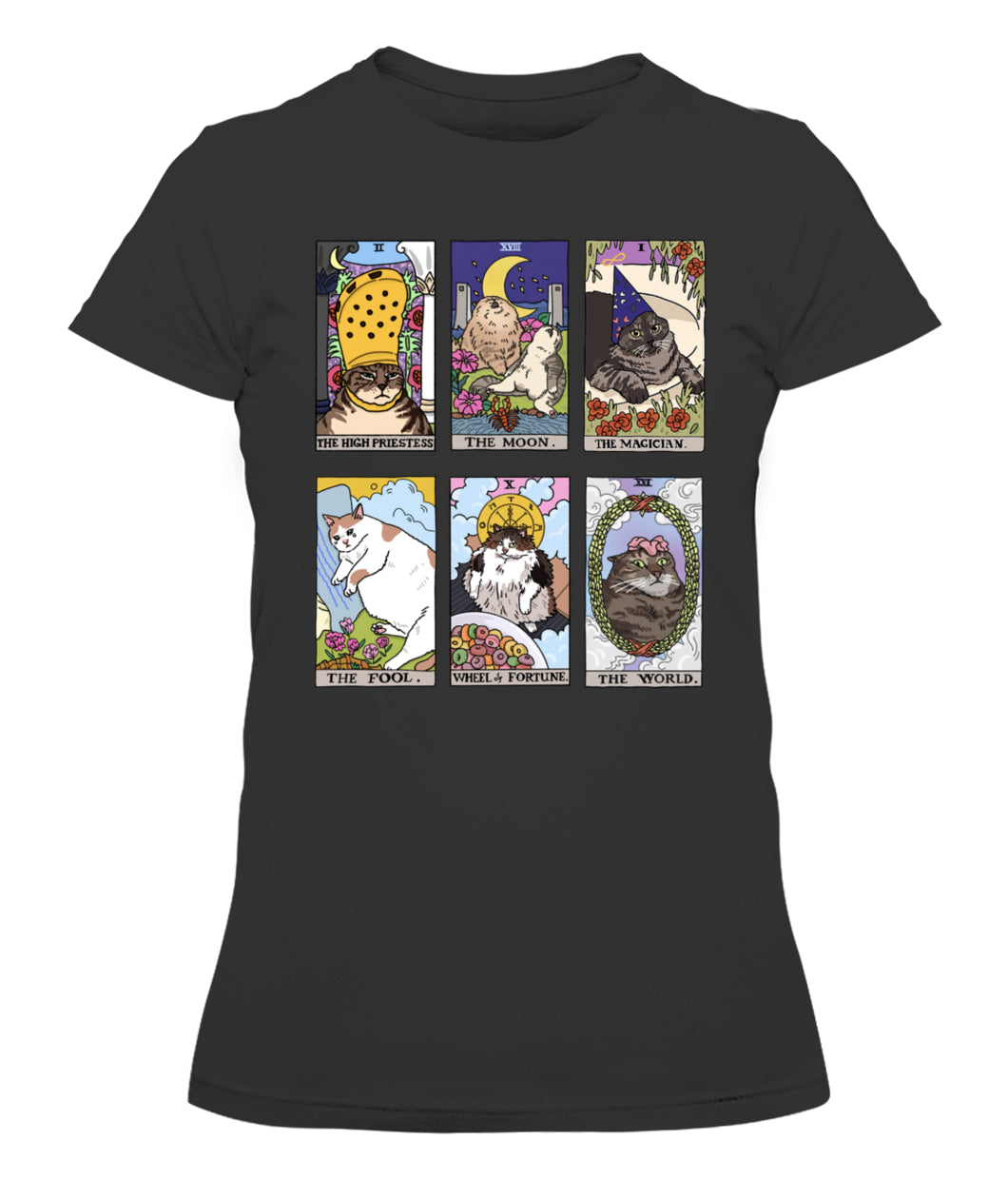 Cats Tarot Custom Women's Tee & Unisex Tee