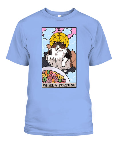 Wheel of Fortune Tarot Cat Women's Tee & Unisex Tee