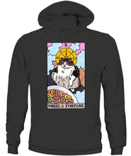 Load image into Gallery viewer, Wheel of Fortune Tarot Cat Women&#39;s Tee &amp; Unisex Tee
