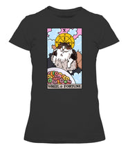 Load image into Gallery viewer, Wheel of Fortune Tarot Cat Women&#39;s Tee &amp; Unisex Tee
