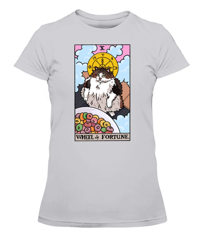 Wheel of Fortune Tarot Cat Women's Tee & Unisex Tee