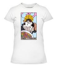 Load image into Gallery viewer, Wheel of Fortune Tarot Cat Women&#39;s Tee &amp; Unisex Tee
