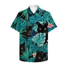 Load image into Gallery viewer, Cat Hawaii 3D Button Shirt
