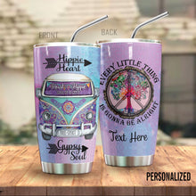 Load image into Gallery viewer, Hippie Personalized Tumbler Hippie Heart
