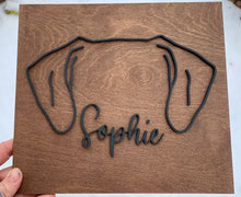 Load image into Gallery viewer, Personalize Dog Ear Name Sign
