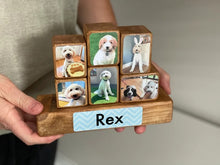 Load image into Gallery viewer, Personalized Pet Dog Cat Photo Stacking Blocks
