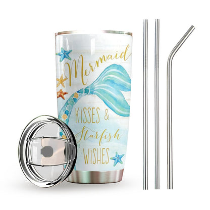 Mermaid Starfish Personalized Tumbler