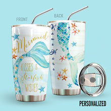 Load image into Gallery viewer, Mermaid Starfish Personalized Tumbler
