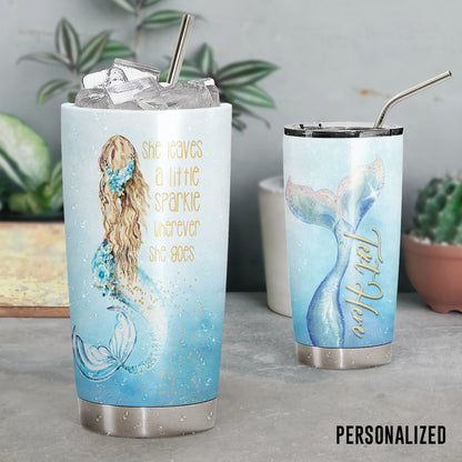 Mermaid Personalized Tumbler Sparkle